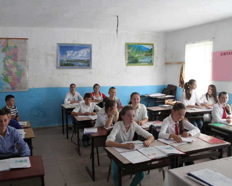 Albania: Exams at the end of certain grades are needed before students can progress