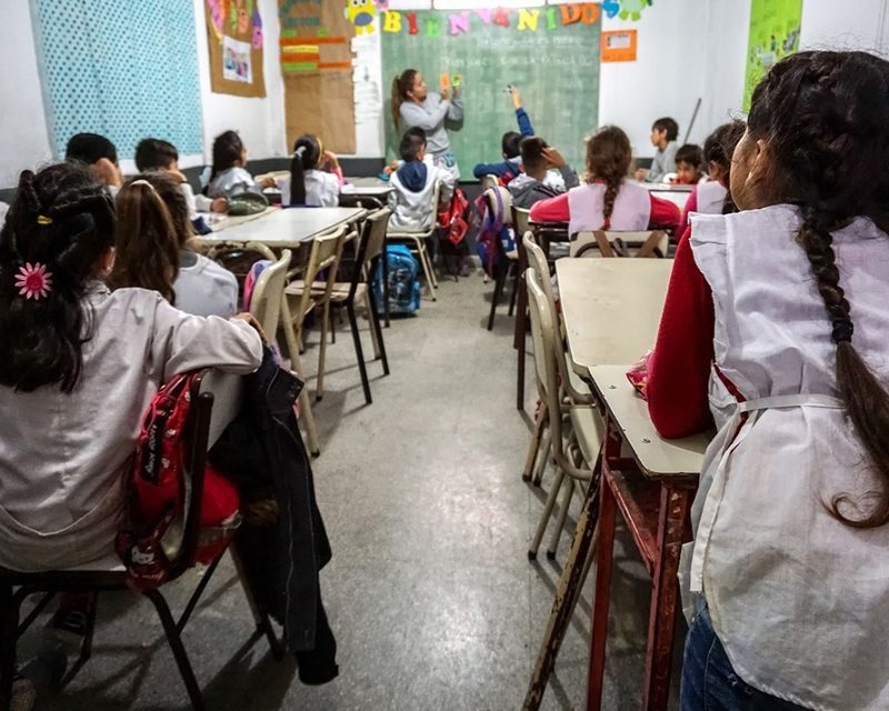 Argentina: Education here is largely paid for to avoid commercializing schools